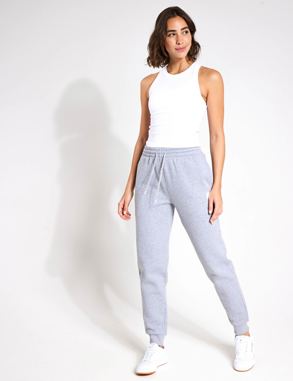 Millie Cotton Rich Cuffed Slim Fit Joggers 2 of 4