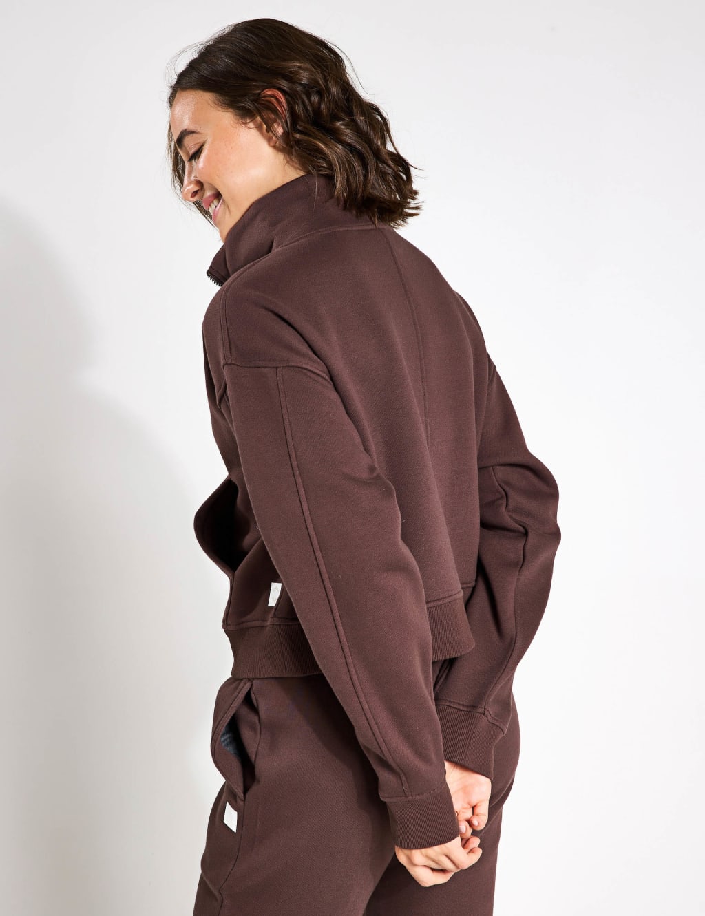 Rihanna Cotton Rich Half Zip Sweatshirt 3 of 5