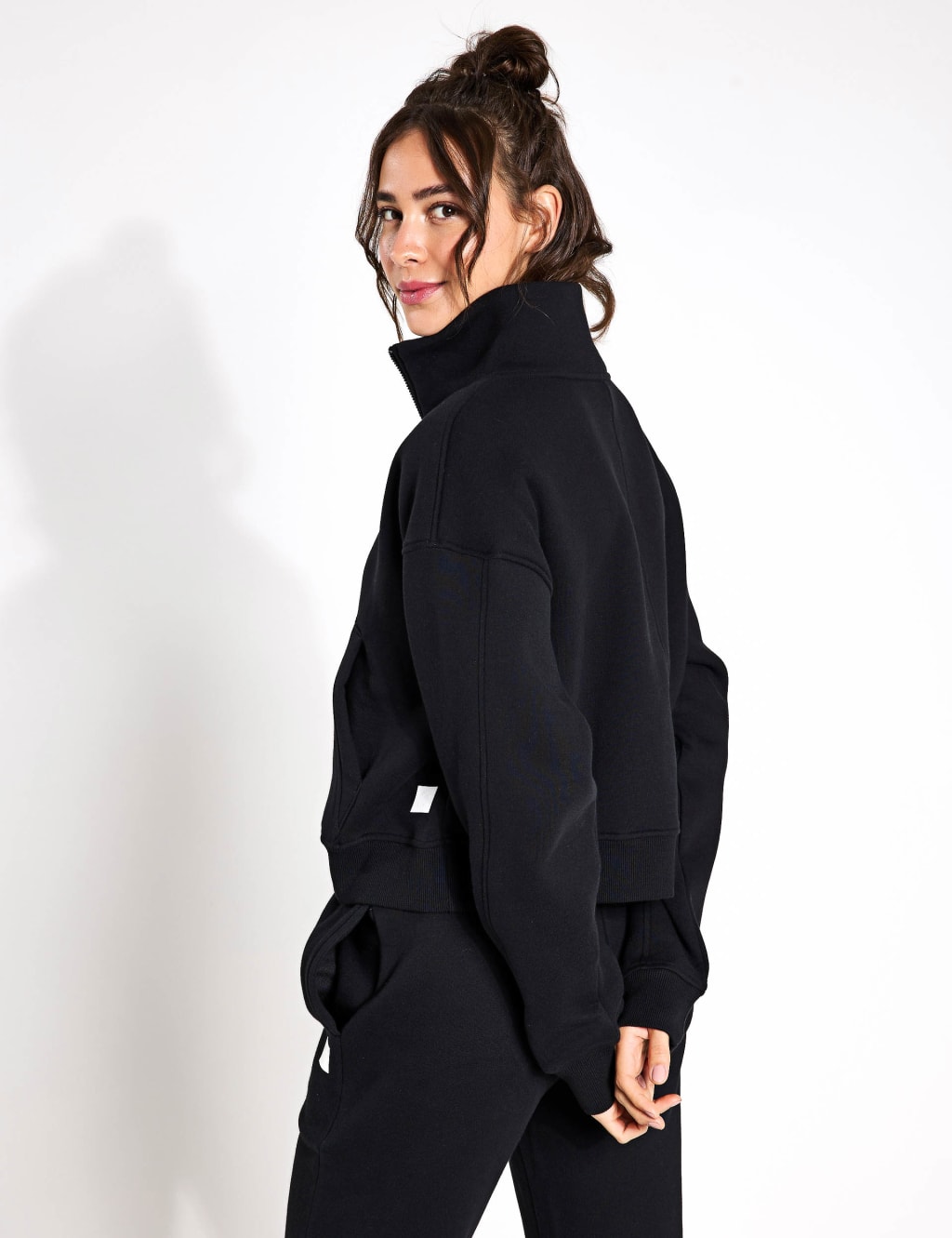 Rihanna Cotton Rich Half Zip Sweatshirt 2 of 4