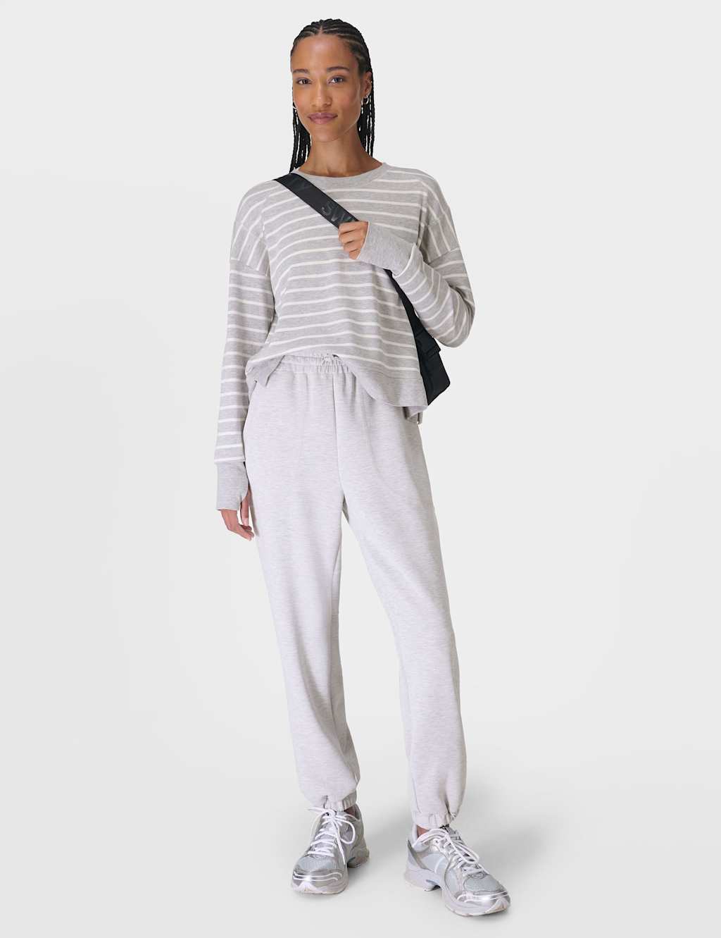 After Class Cotton Modal Crop Sweatshirt 3 of 8