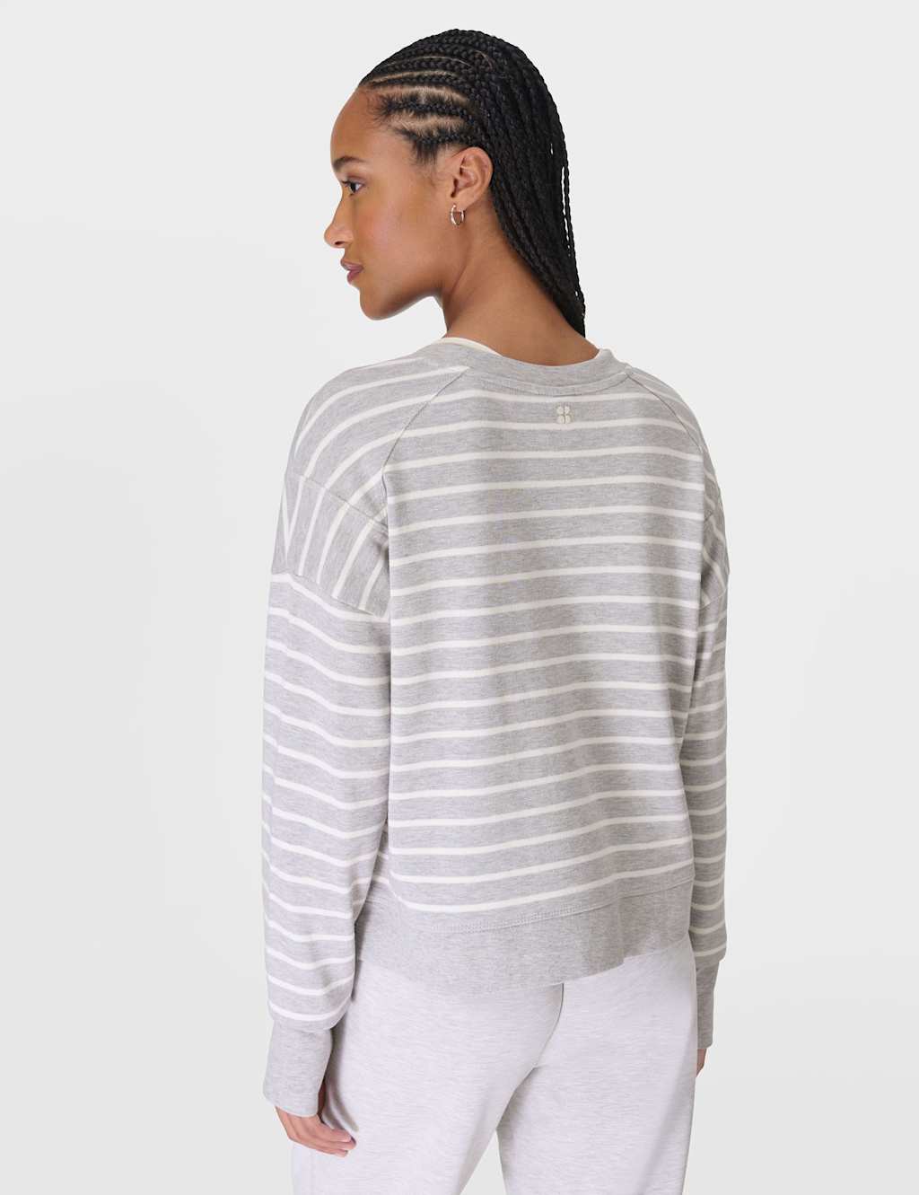After Class Cotton Modal Crop Sweatshirt 5 of 8