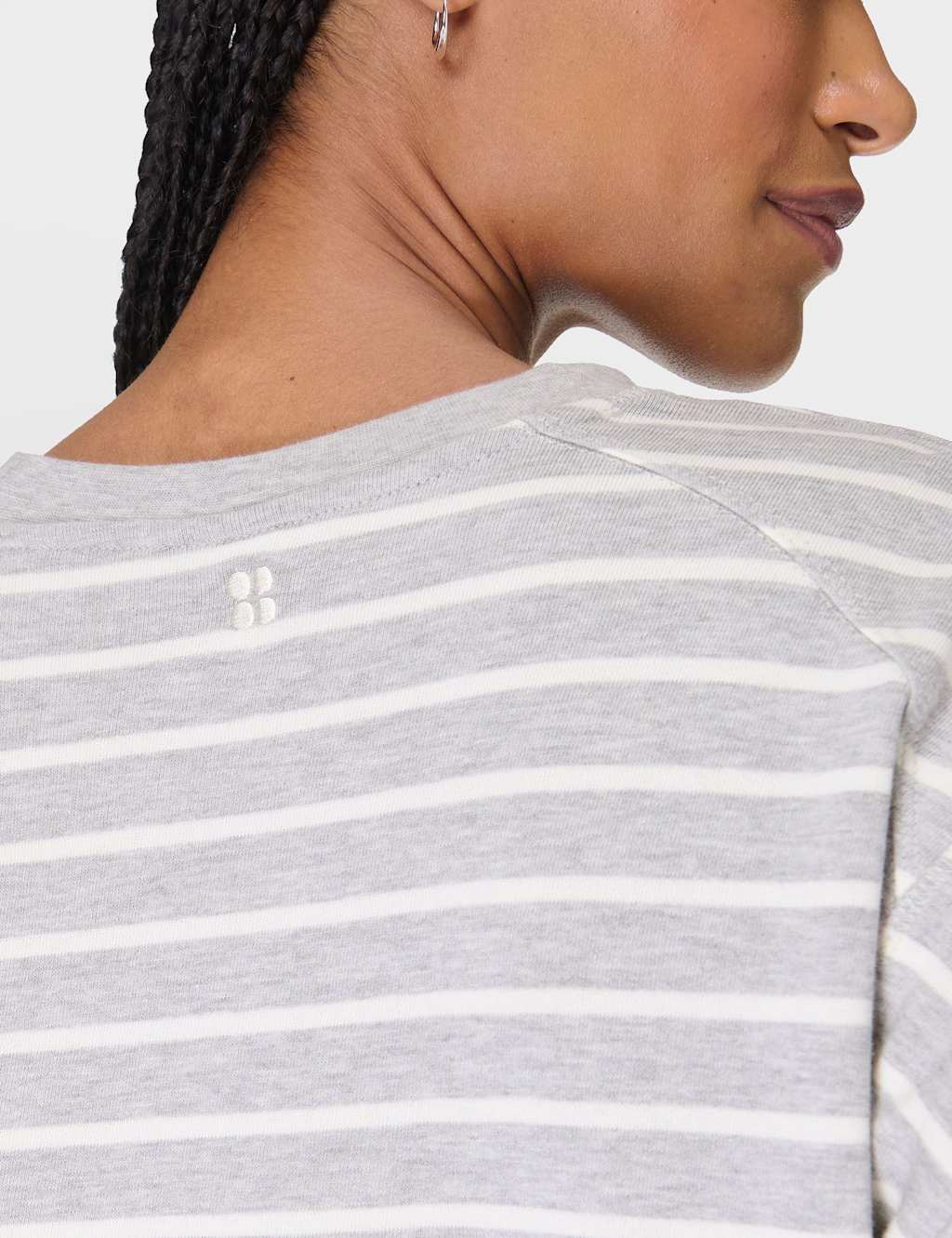 After Class Cotton Modal Crop Sweatshirt 6 of 8