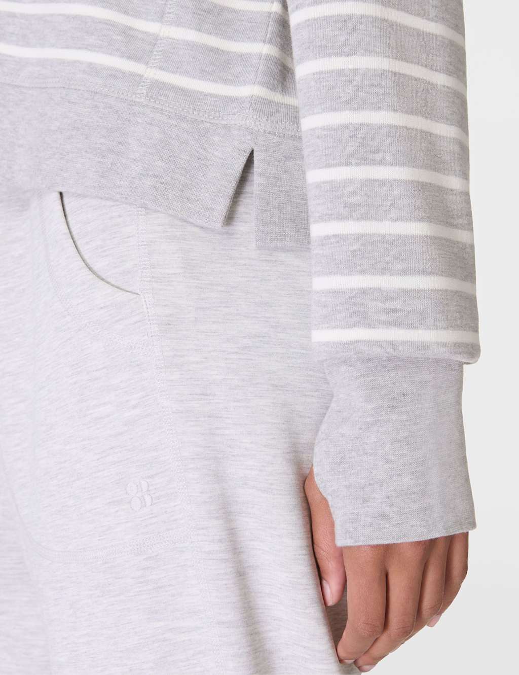 After Class Cotton Modal Crop Sweatshirt 7 of 8