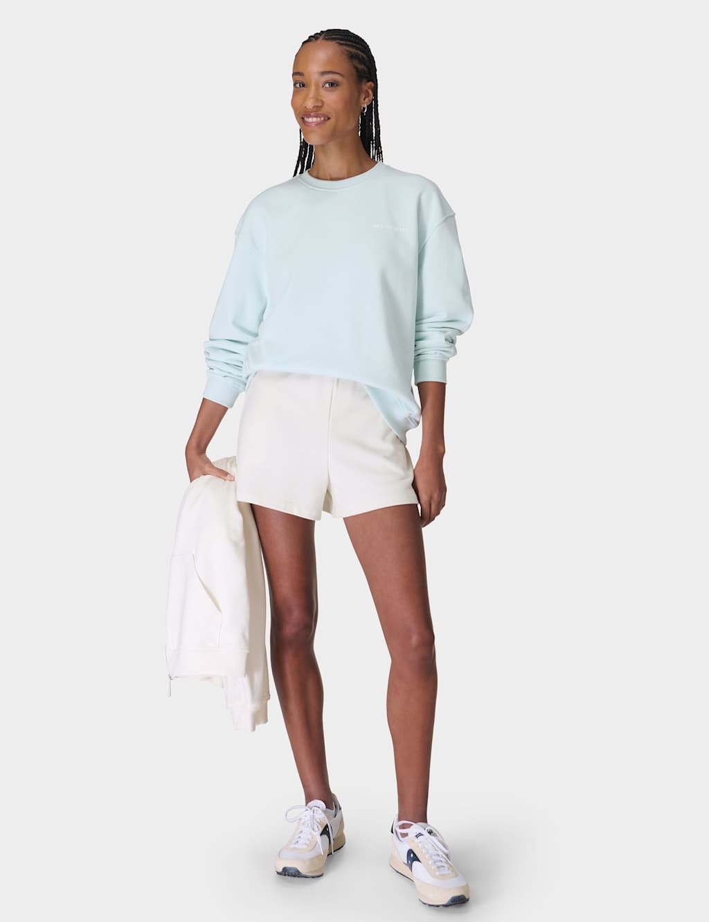 Revive Cotton Rich Crew Neck Sweatshirt 3 of 7