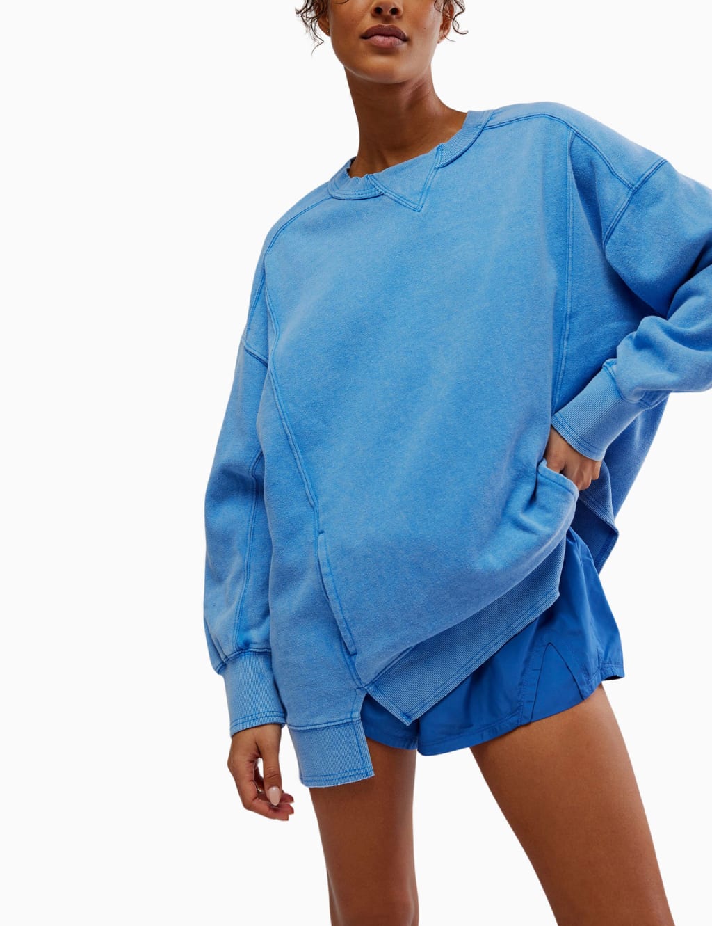 Intercept Cotton Rich Relaxed Sweatshirt 1 of 5