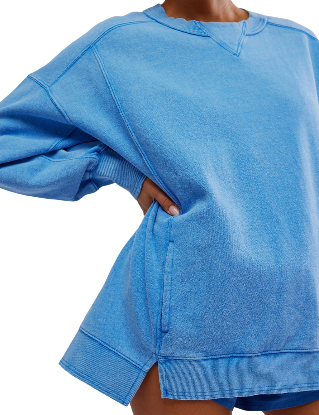 Intercept Cotton Rich Relaxed Sweatshirt 3 of 5