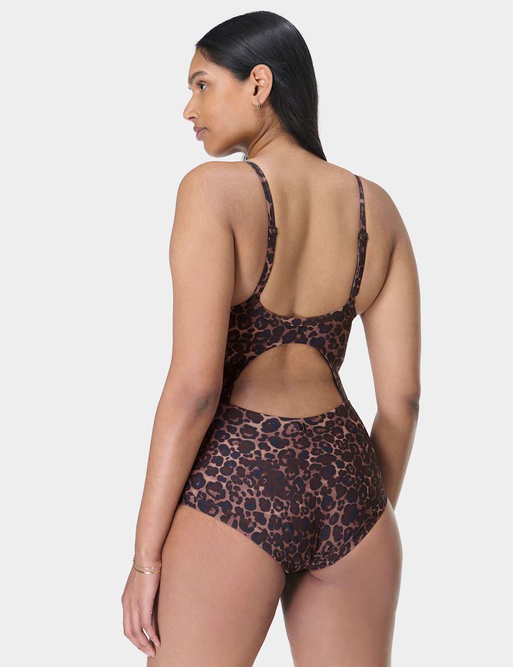 Eliskaa – Swimsuit with Animal Print and V-Neck