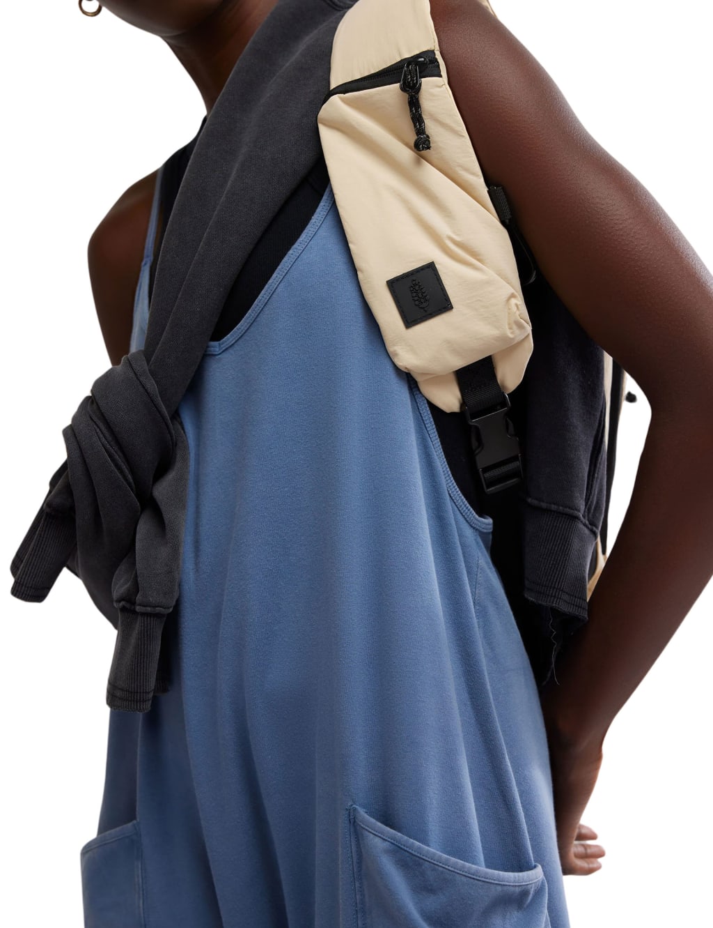 Hot Shot Cotton Rich Relaxed Jumpsuit 4 of 5