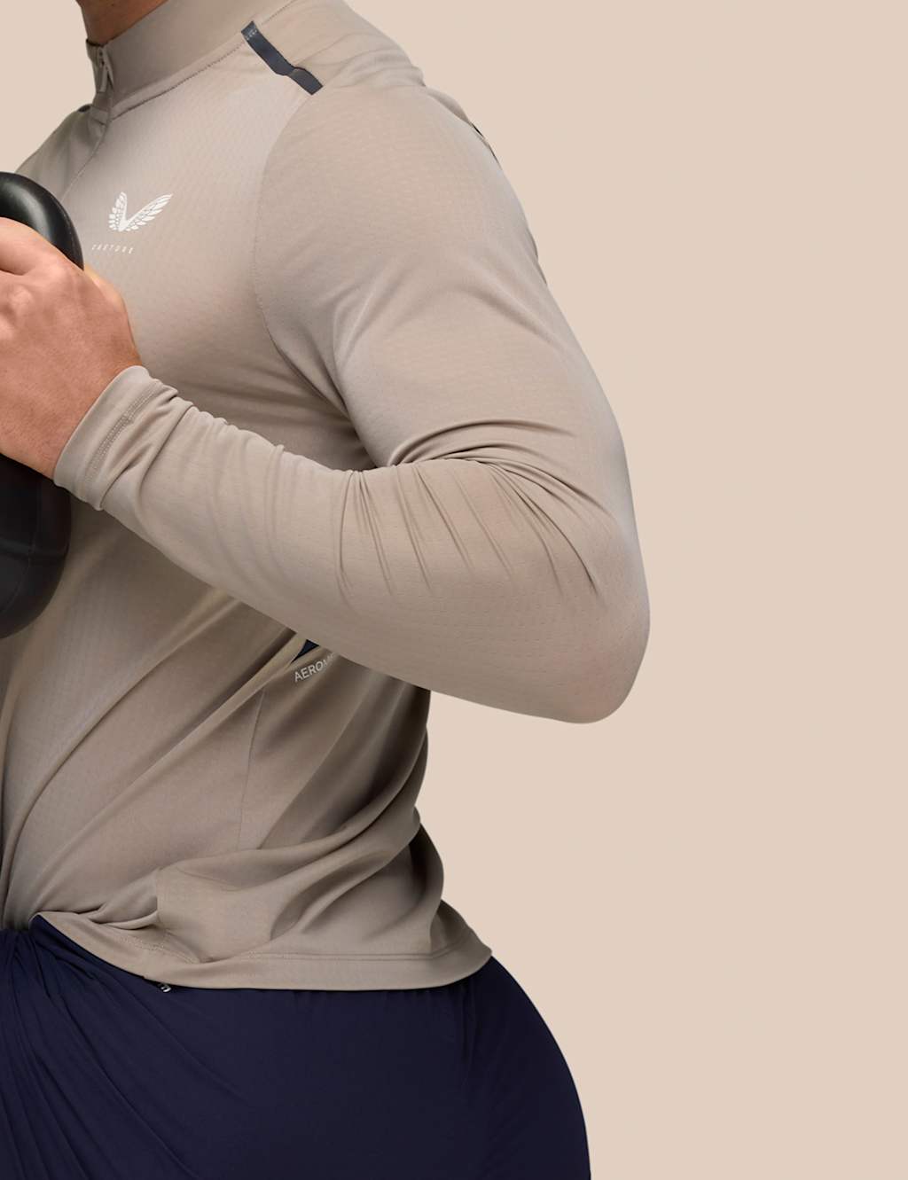 Funnel Neck Half Zip Training Top 4 of 6