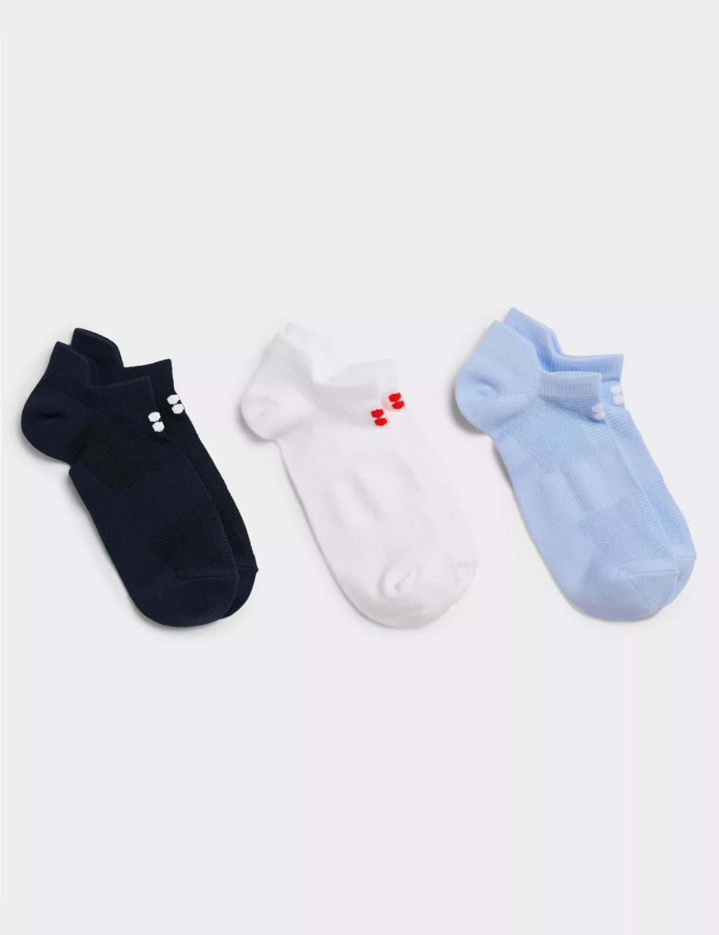 3pk Lightweight Trainer Socks 1 of 2
