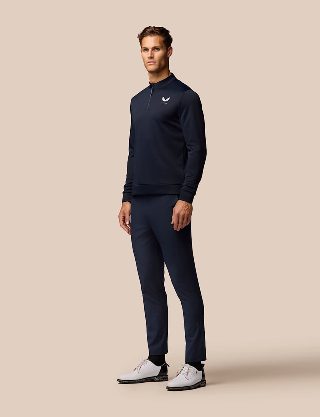 Club Classic Funnel Neck Half Zip Sweatshirt 3 of 5