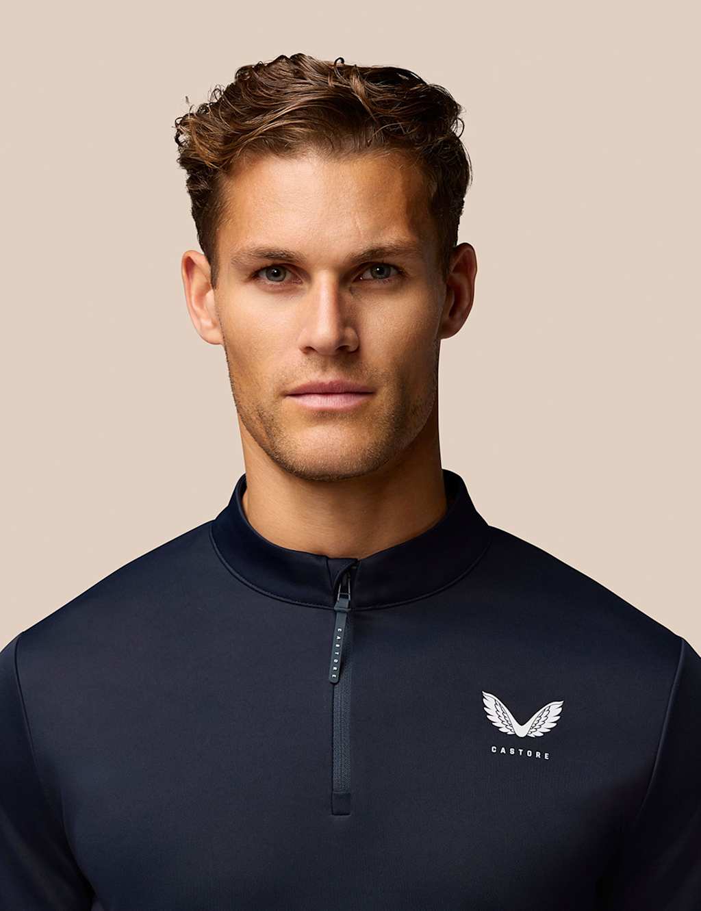 Club Classic Funnel Neck Half Zip Sweatshirt 4 of 5