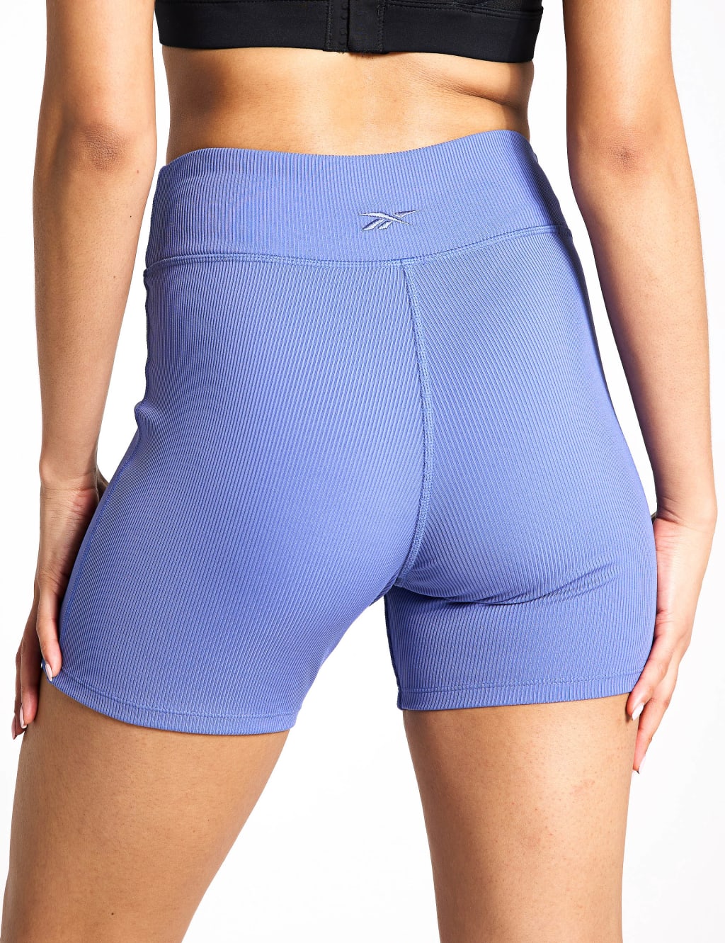 Studio Ribbed High Waisted Gym Shorts 3 of 5