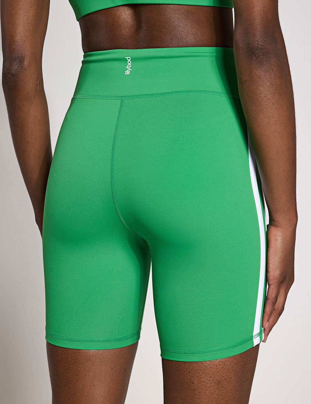 Sam Side Stripe High Waisted Gym Shorts 2 of 4