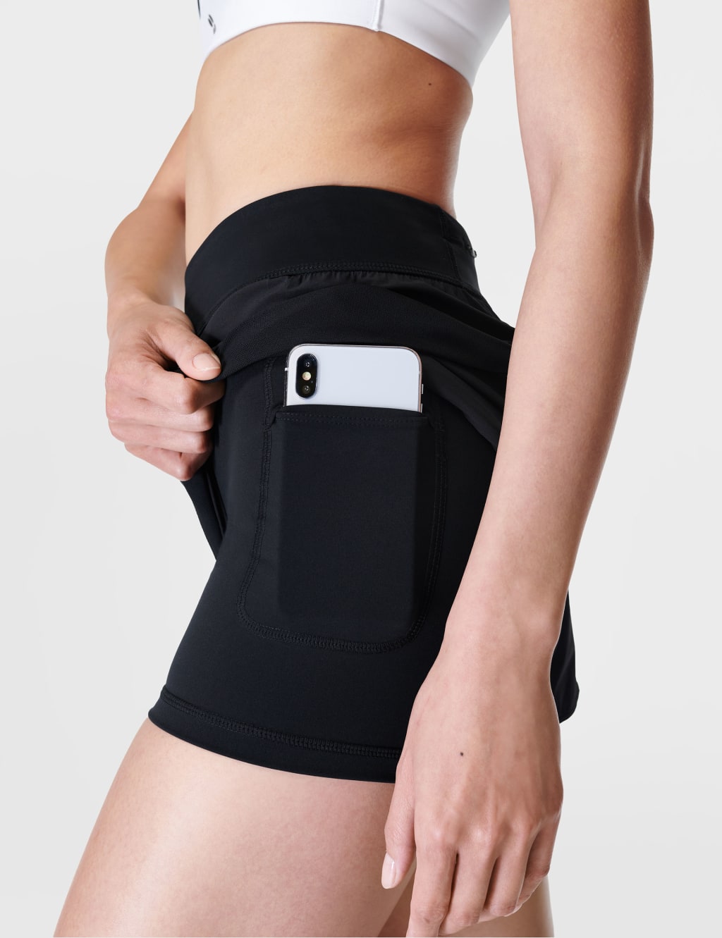 Tempo Run Layered Running Shorts 4 of 6