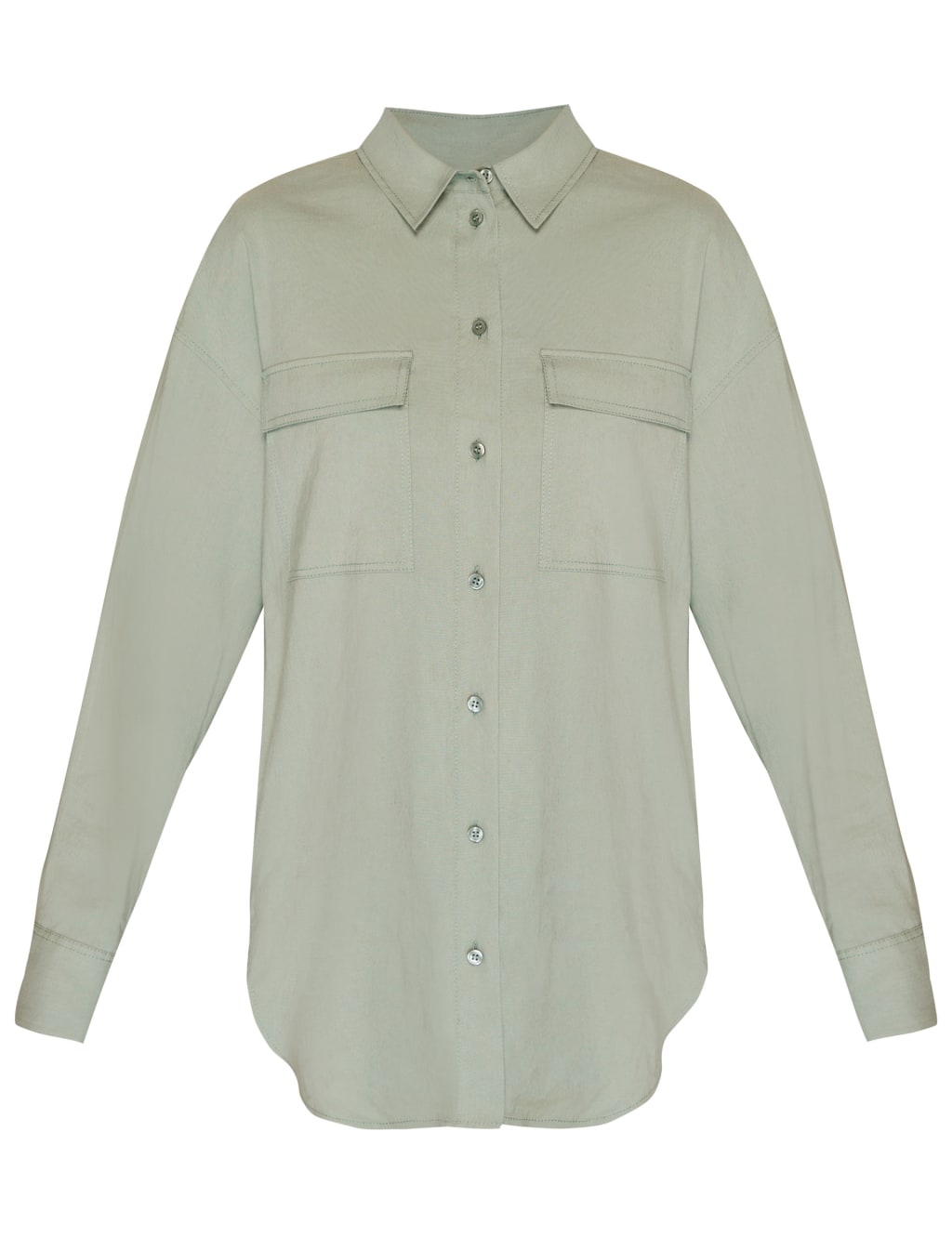 Summer Stretch Linen Rich Utility Shirt 2 of 6
