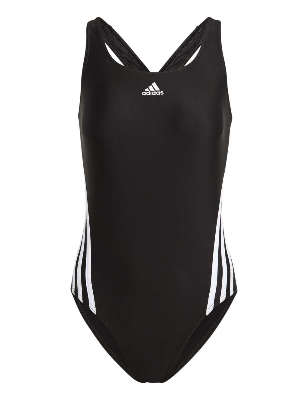 3 Stripes Scoop Neck Cut Out Swimsuit 2 of 6