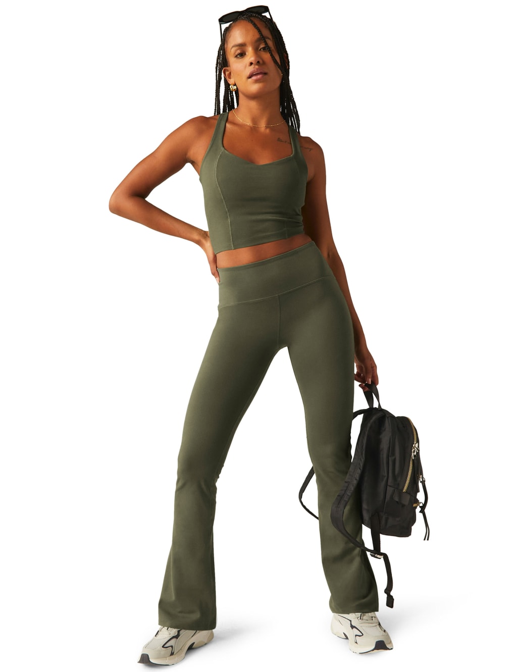 Powderbeyond Intensity V-Neck Crop Top 2 of 4