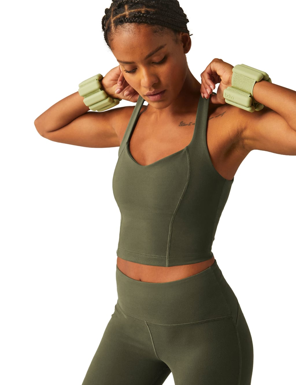 Powderbeyond Intensity V-Neck Crop Top 4 of 4