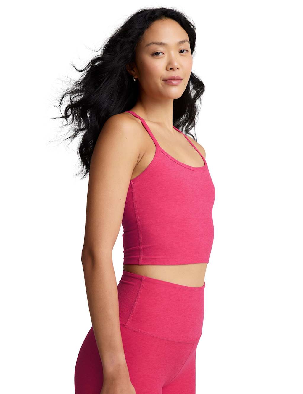 Spacedye Slim Racer Back Crop Vest Top 3 of 4