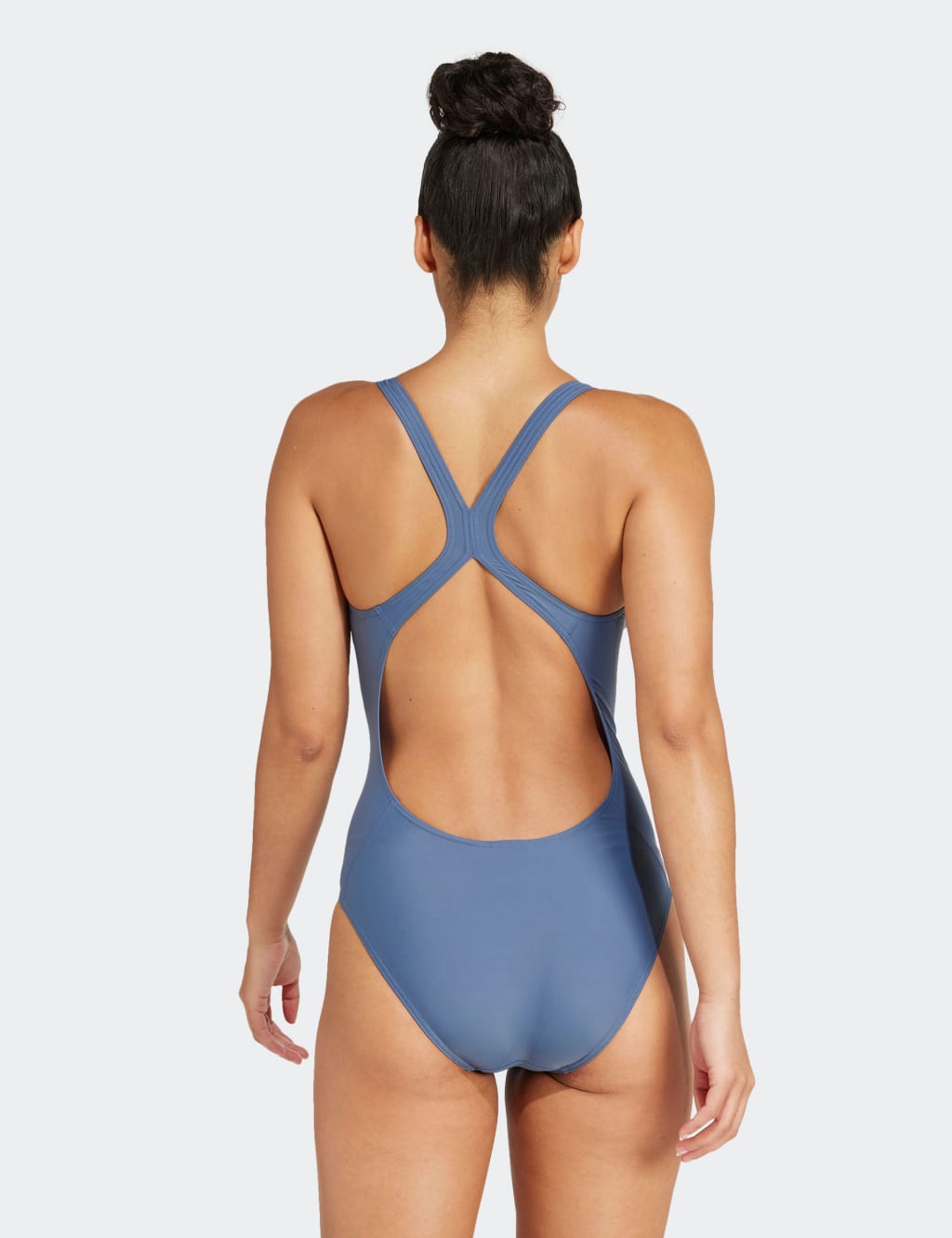 3 Bar Logo Scoop Neck Racer Back Swimsuit 3 of 6