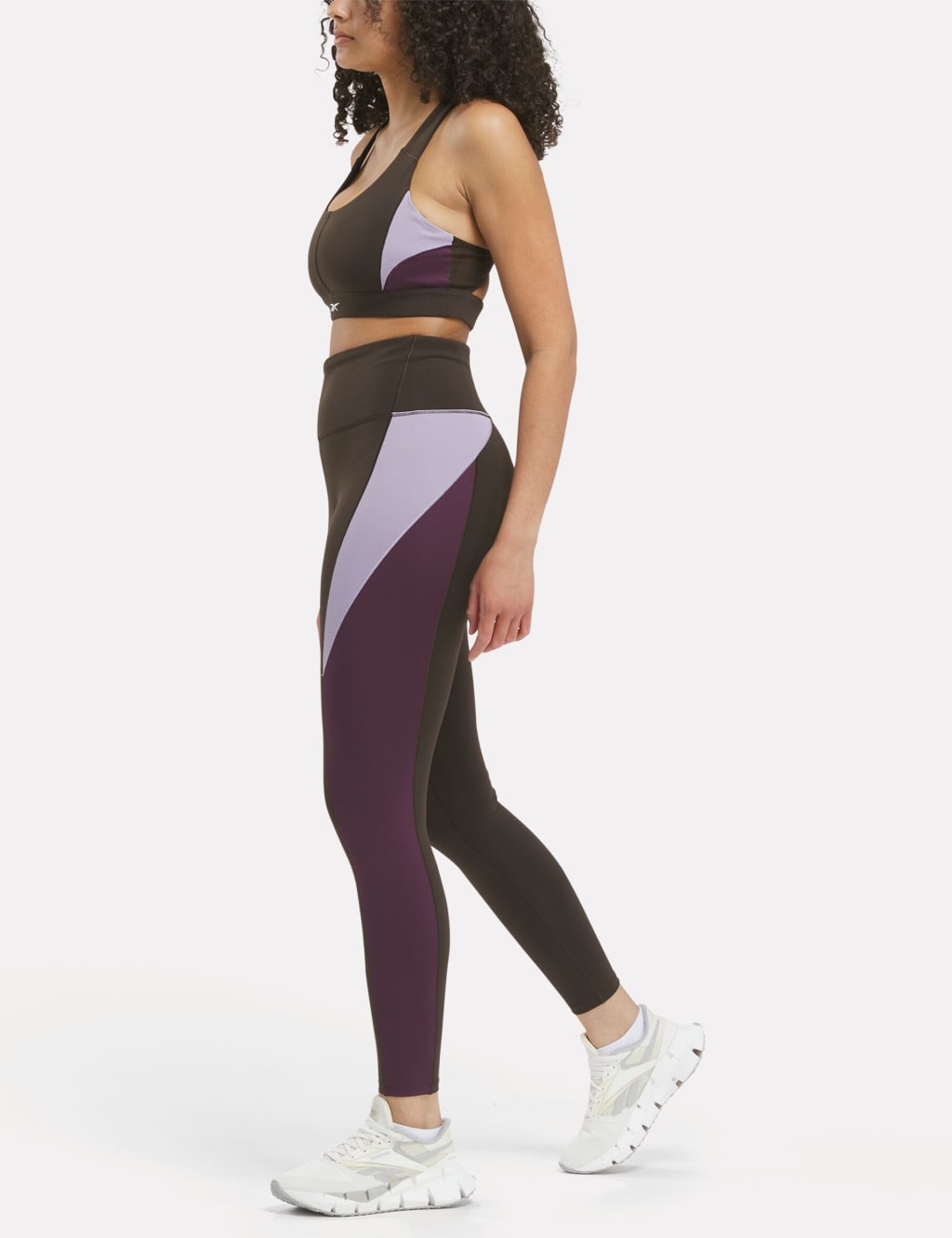 Lux Colour Block Racer Sports Bra 3 of 4