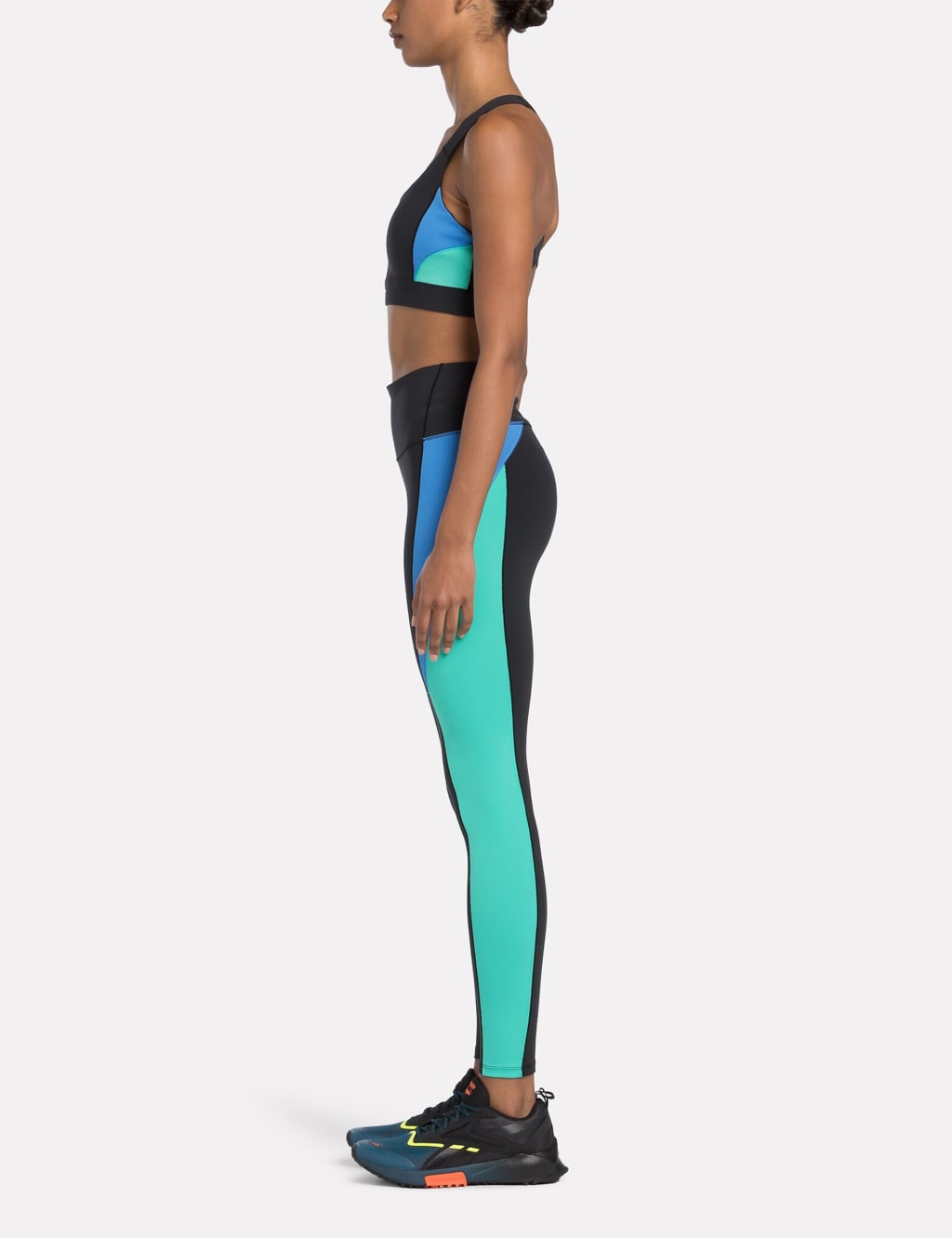 Reebok lux tights color block online