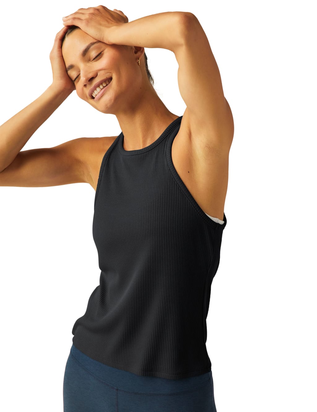 Formation Modal Rich Rib Crew Neck Vest Top 3 of 3