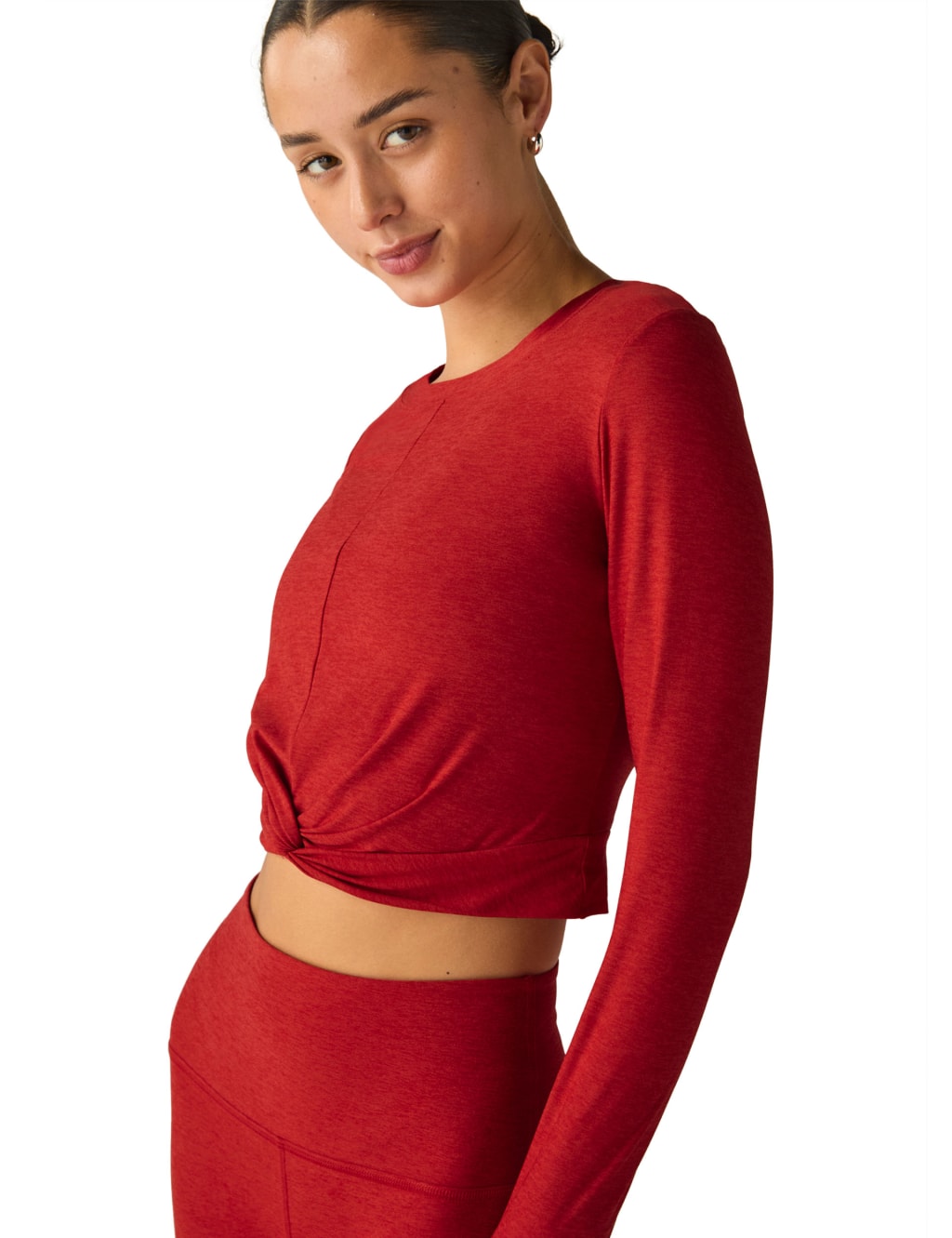 Featherweight Center Stage Crop Yoga Top 2 of 4