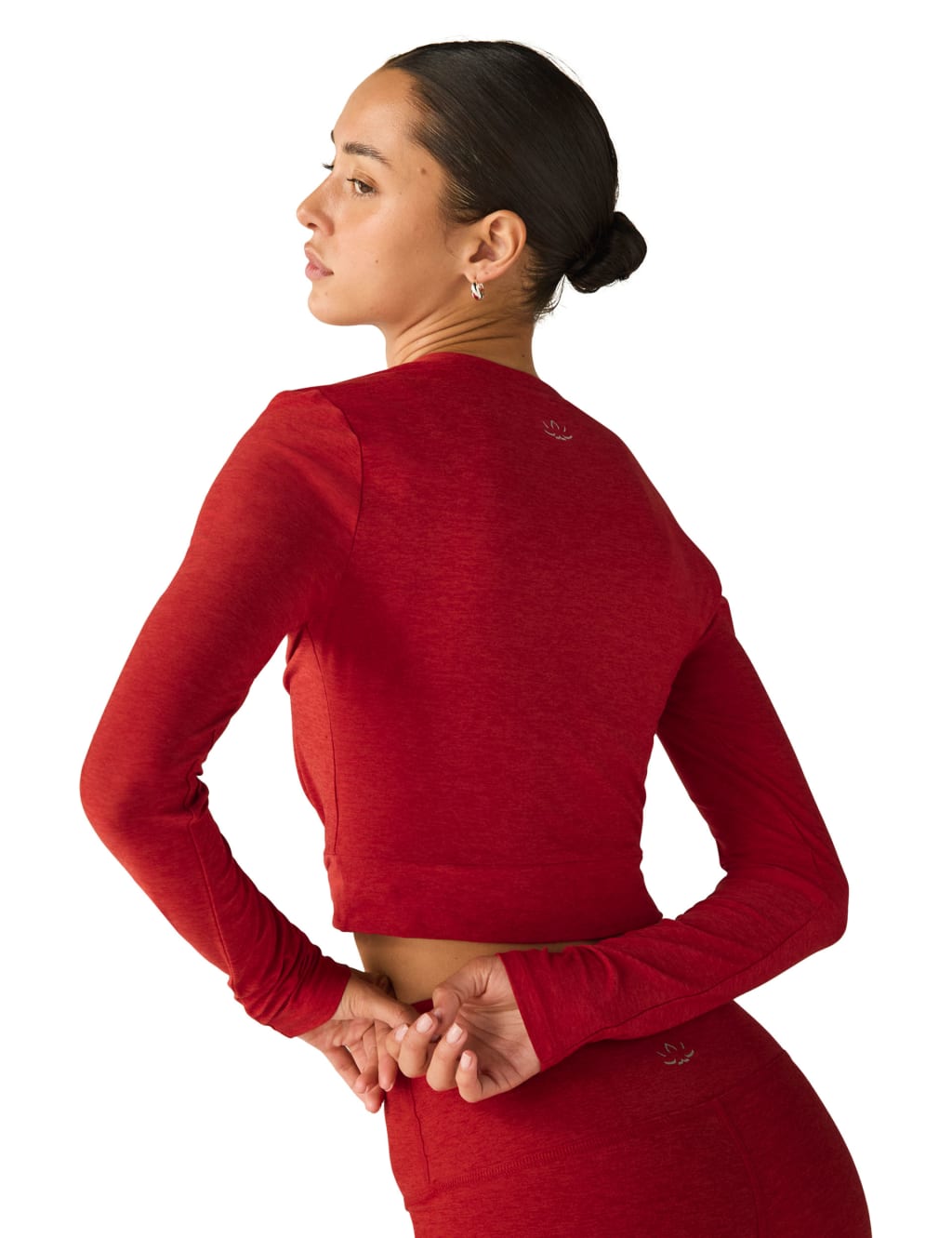 Featherweight Center Stage Crop Yoga Top 3 of 4