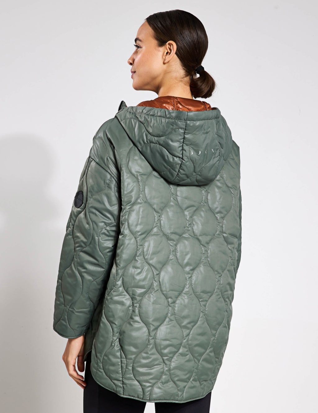 Ashley Reversible Quilted Hooded Jacket 3 of 11