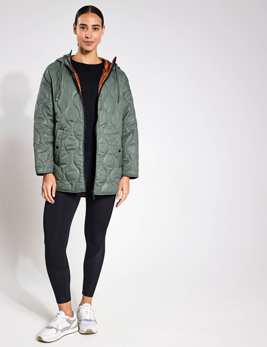 Ashley Reversible Quilted Hooded Jacket 10 of 11