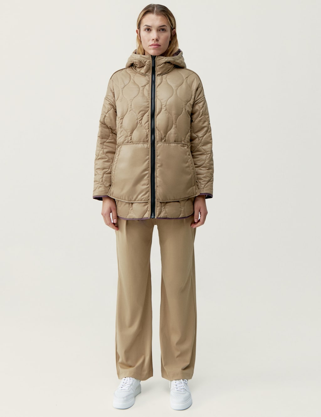 Ashley Reversible Quilted Hooded Jacket 2 of 10