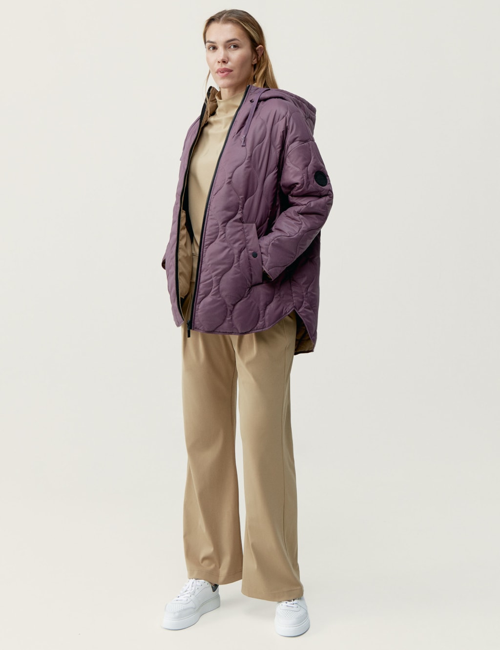 Ashley Reversible Quilted Hooded Jacket 3 of 10
