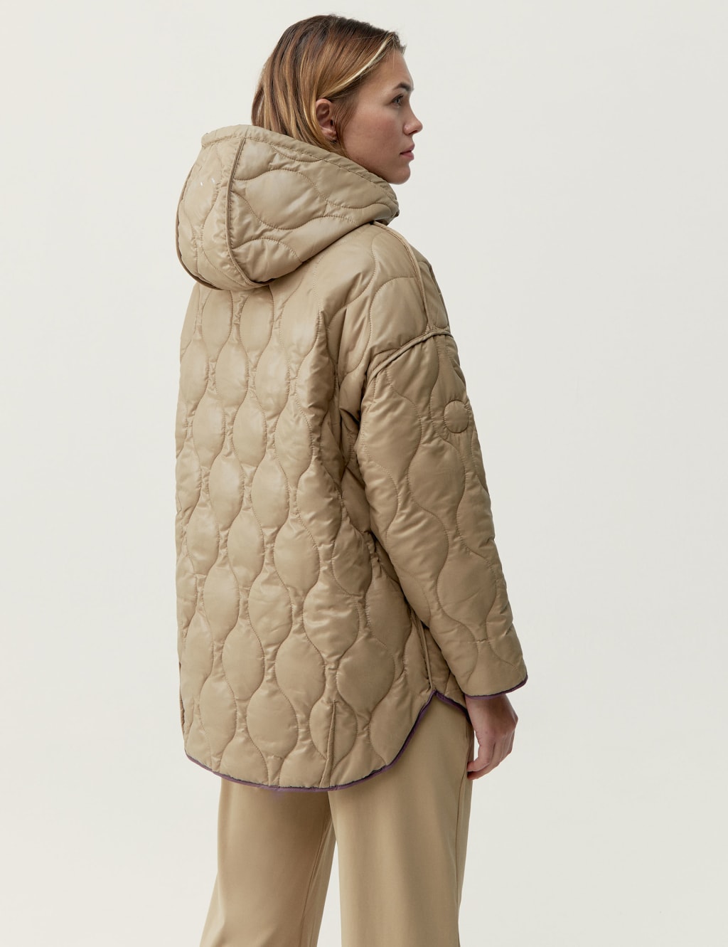 Ashley Reversible Quilted Hooded Jacket 4 of 10