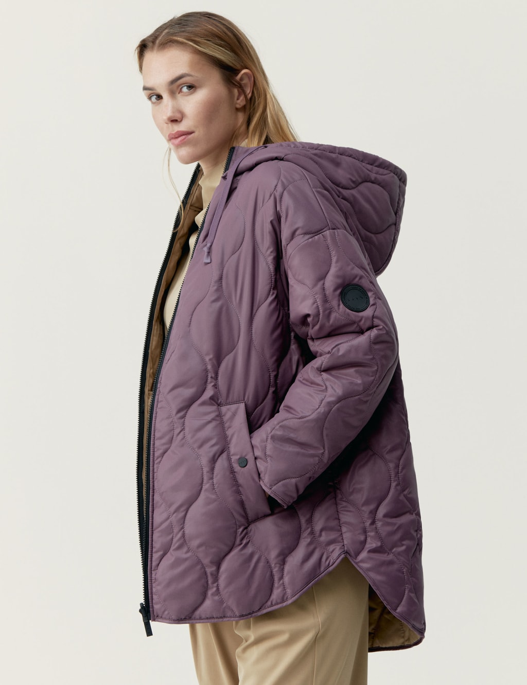 Ashley Reversible Quilted Hooded Jacket 7 of 10