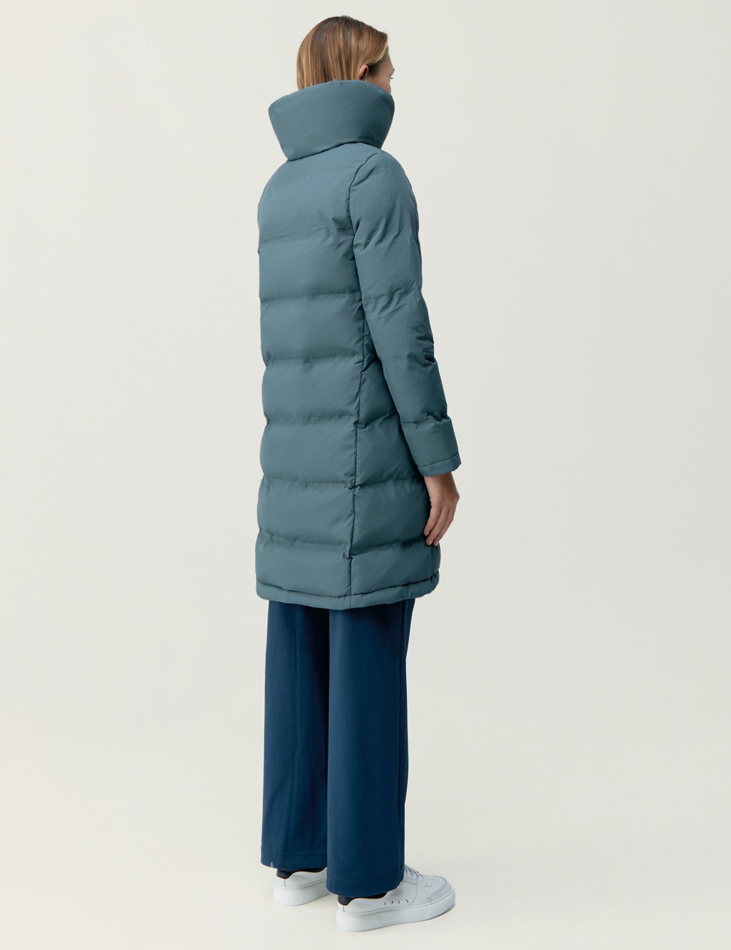 Funnel Neck Longline Puffer Coat 3 of 6