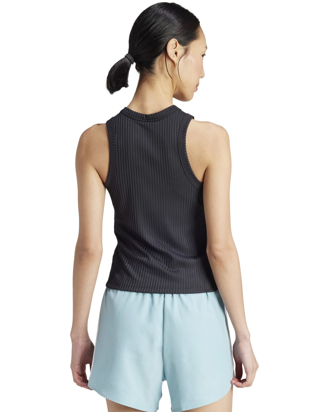 All Gym Seasonal Rib Tonal 3 Stripes Vest Top 4 of 6