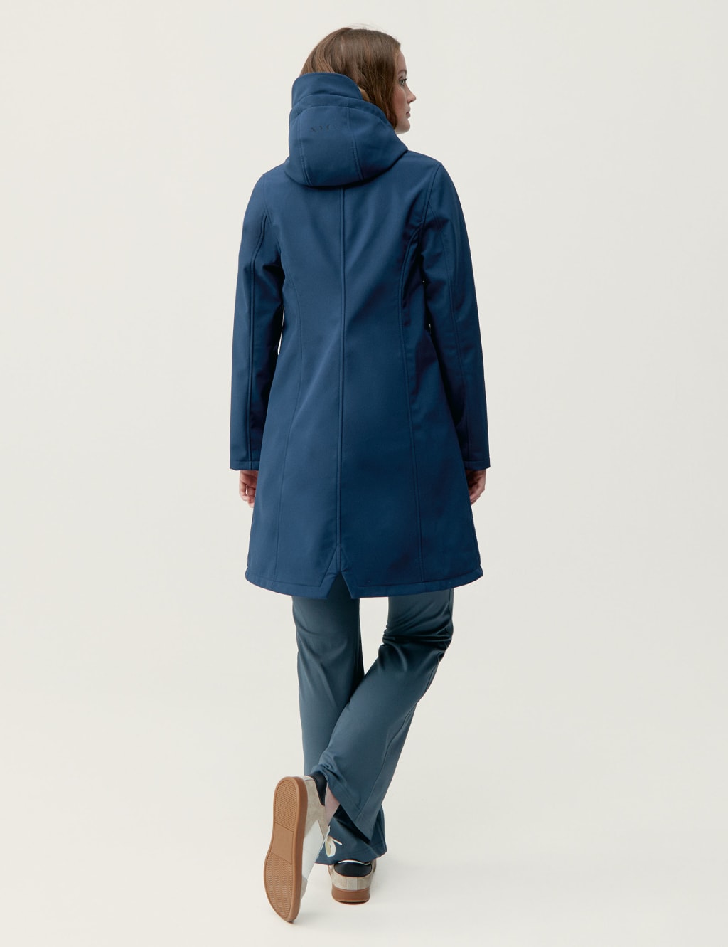 Hooded Longline Raincoat 3 of 9
