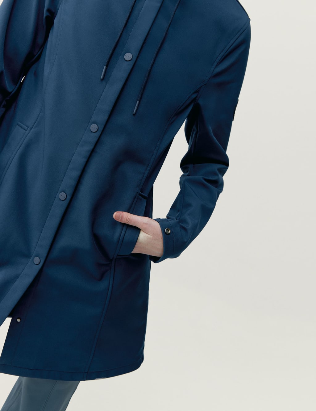 Hooded Longline Raincoat 9 of 9