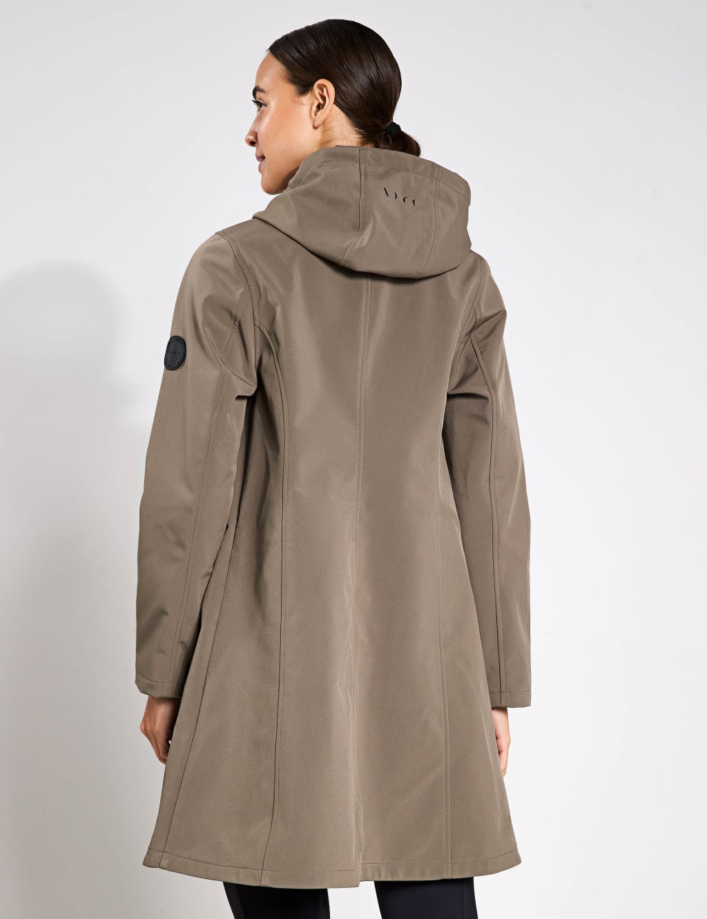 Hooded Longline Raincoat 2 of 8