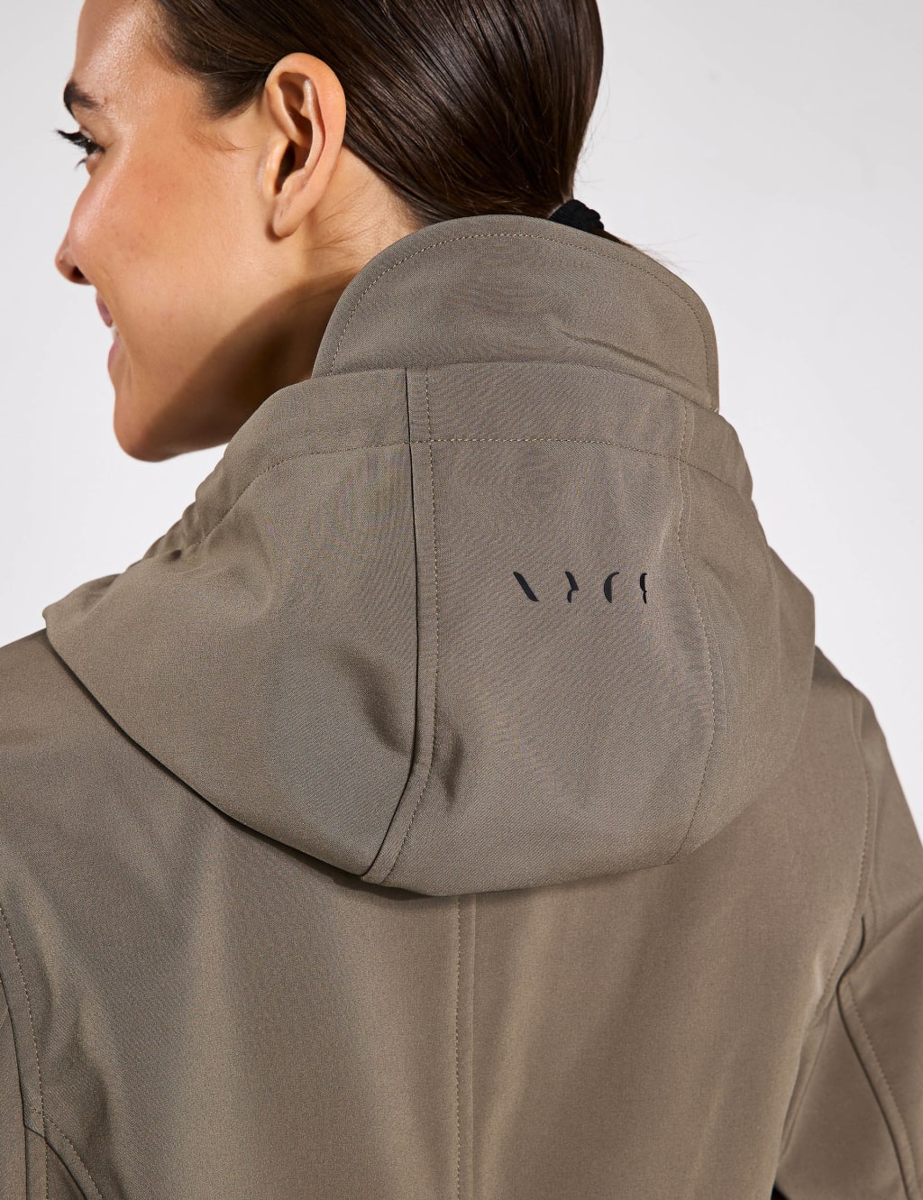 Hooded Longline Raincoat 3 of 8