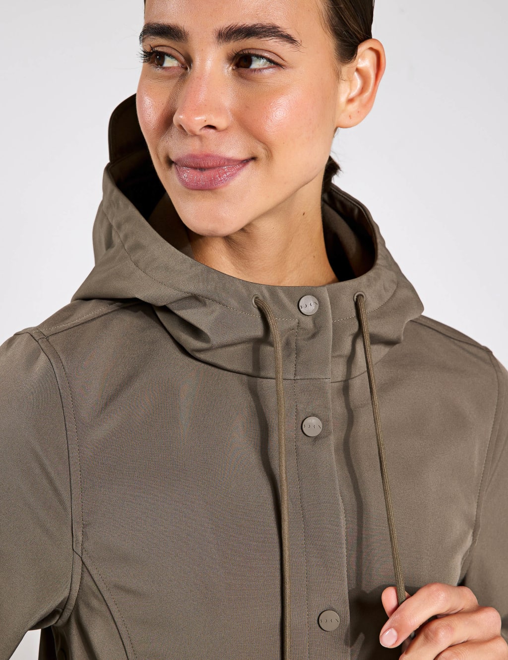Hooded Longline Raincoat 5 of 8