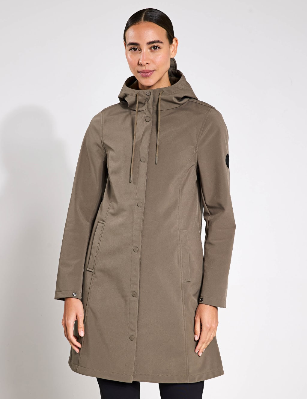 Hooded Longline Raincoat 6 of 8