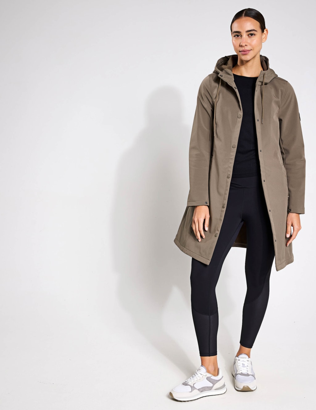 Hooded Longline Raincoat 7 of 8