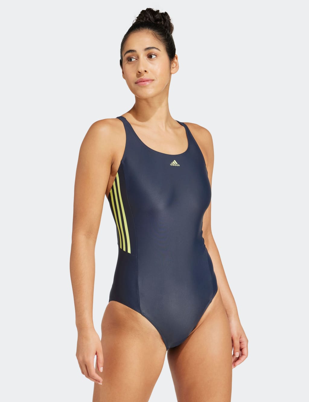 Mid 3 Stripes Scoop Neck Swimsuit 3 of 5
