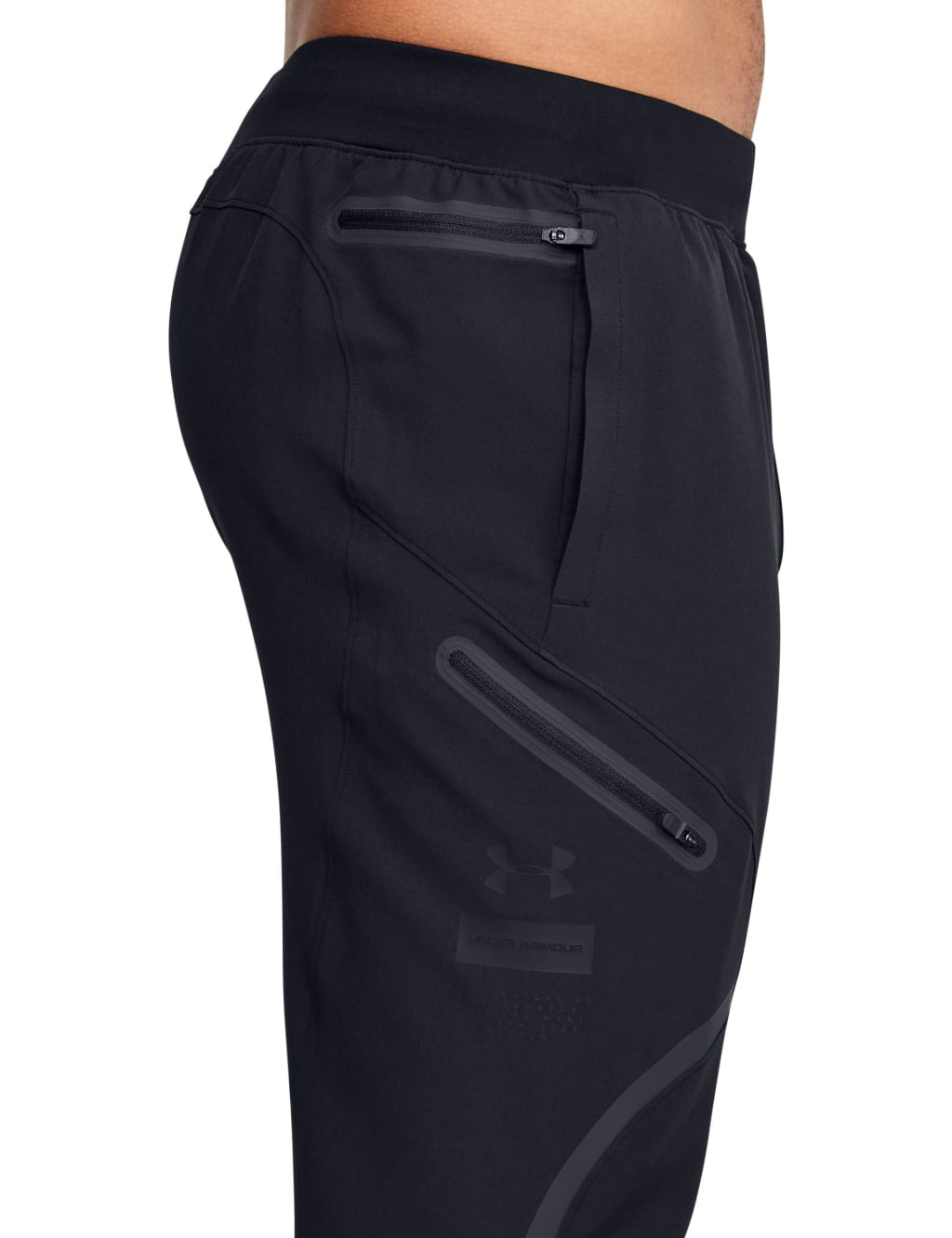 Under armour joggers with zipper pockets hotsell