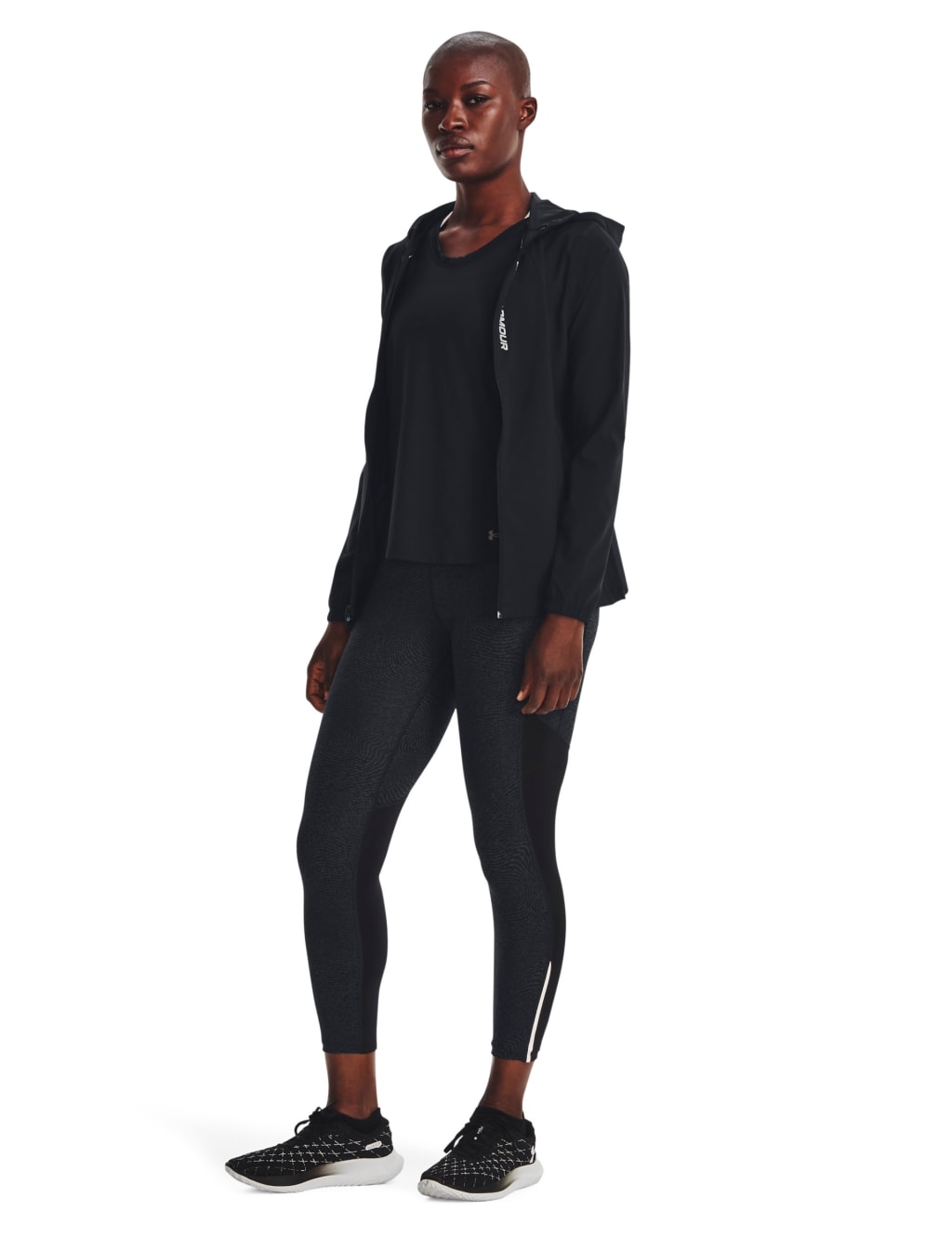 OutRun The Storm Zip Up Hooded Sports Jacket Under Armour M S
