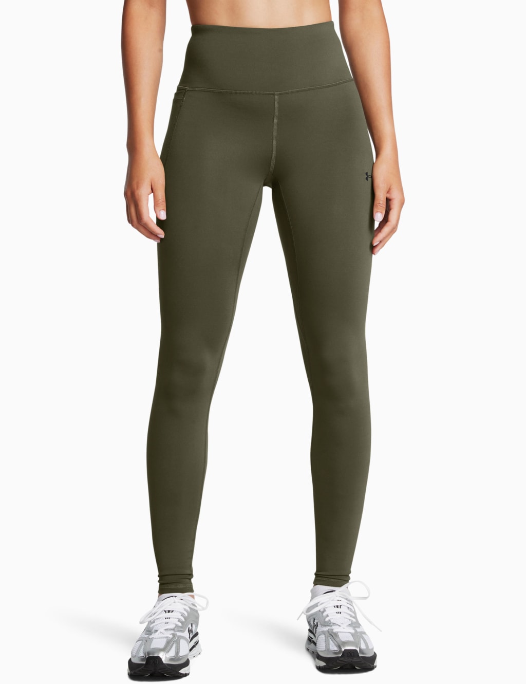 High waisted gym leggings under armour sales