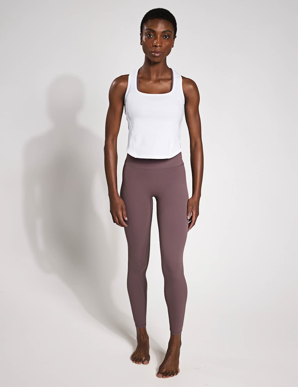 Jodie Rib Scoop Neck Racer Back Vest Top 2 of 5
